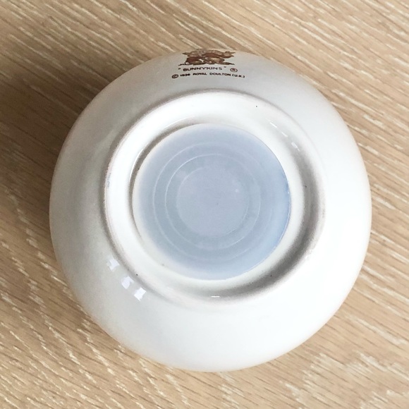 ⭐️Royal Doulton⭐️Bunnykins Coin Piggy bank Made in England Spherical Rabbit Kids - Picture 10 of 11